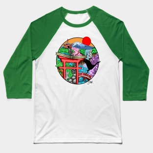 Japanese Garden Baseball T-Shirt